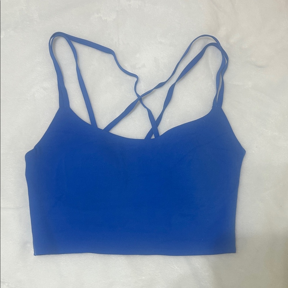 Blue Sports Bra